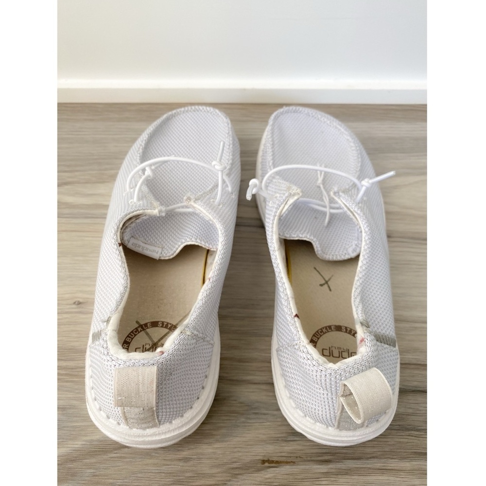 Hey Dude Womens Wendy Sox Shoe 9 Sox White Taping Slip‎ On Lightweight - Picture 8 of 11